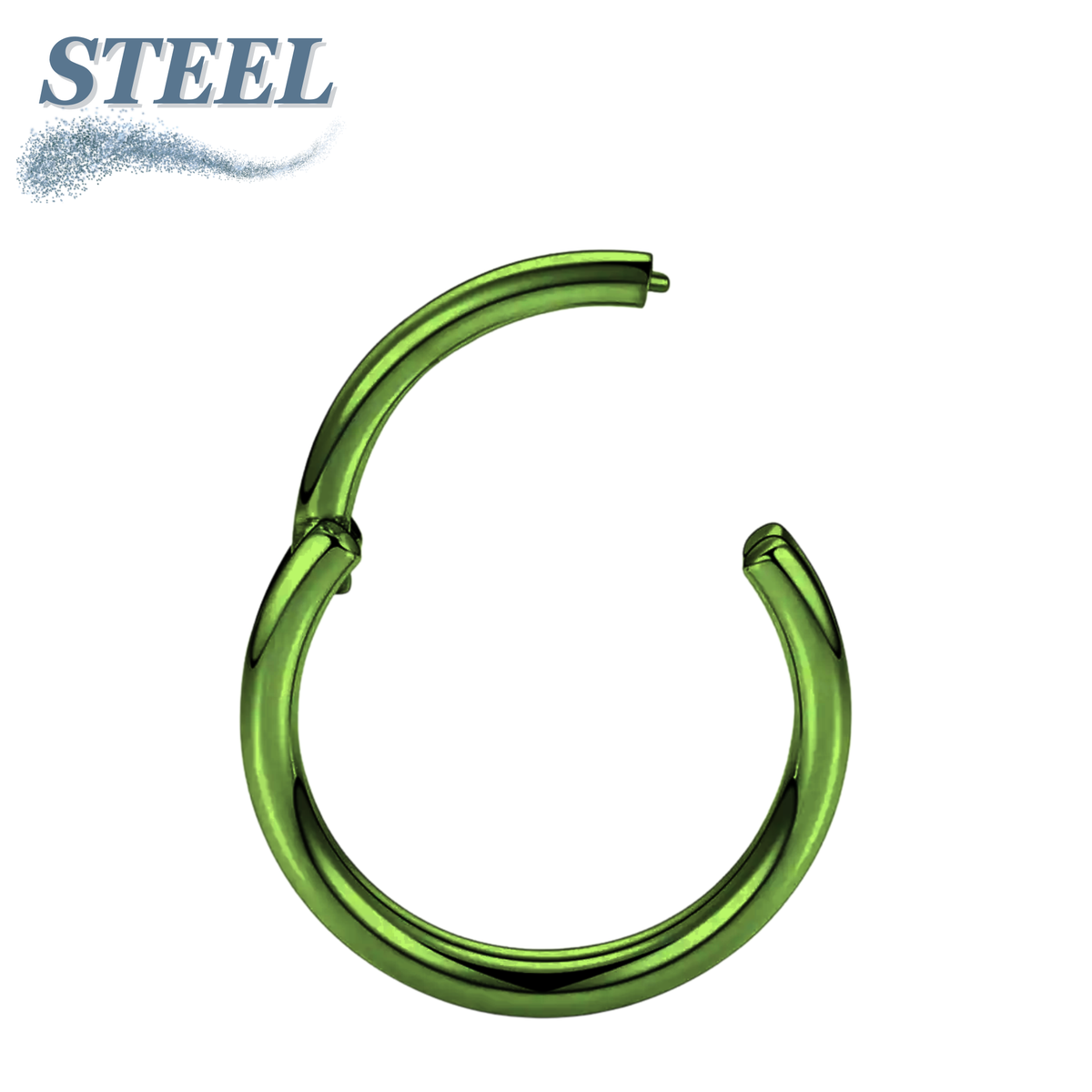 Surgical Steel Hinged Rings 16G - Coloured
