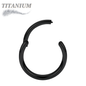 Titanium Hinged Rings 16G and 14G - Coloured