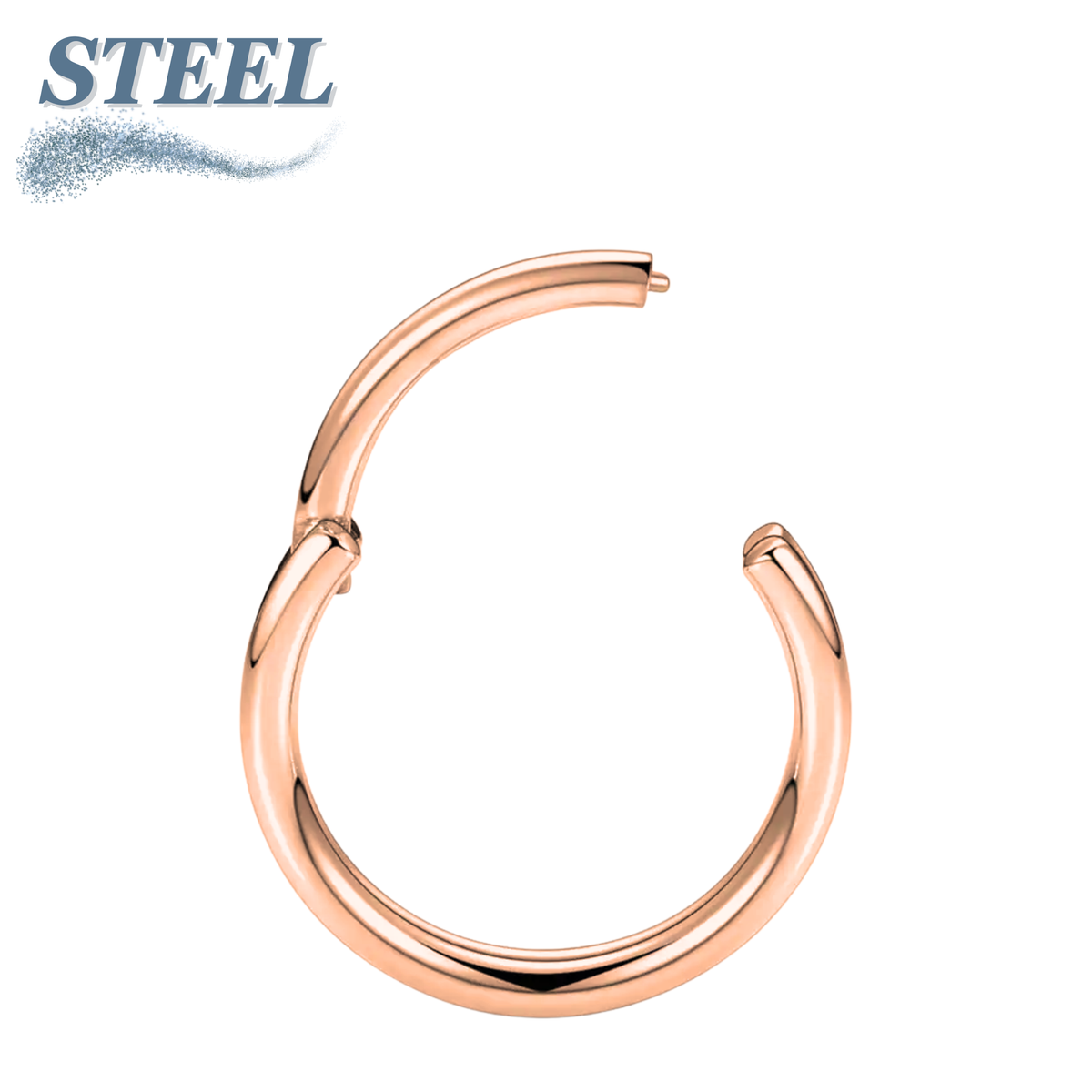 Surgical Steel Hinged Rings 16G - Coloured