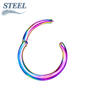 Surgical Steel Hinged Rings 16G - Coloured