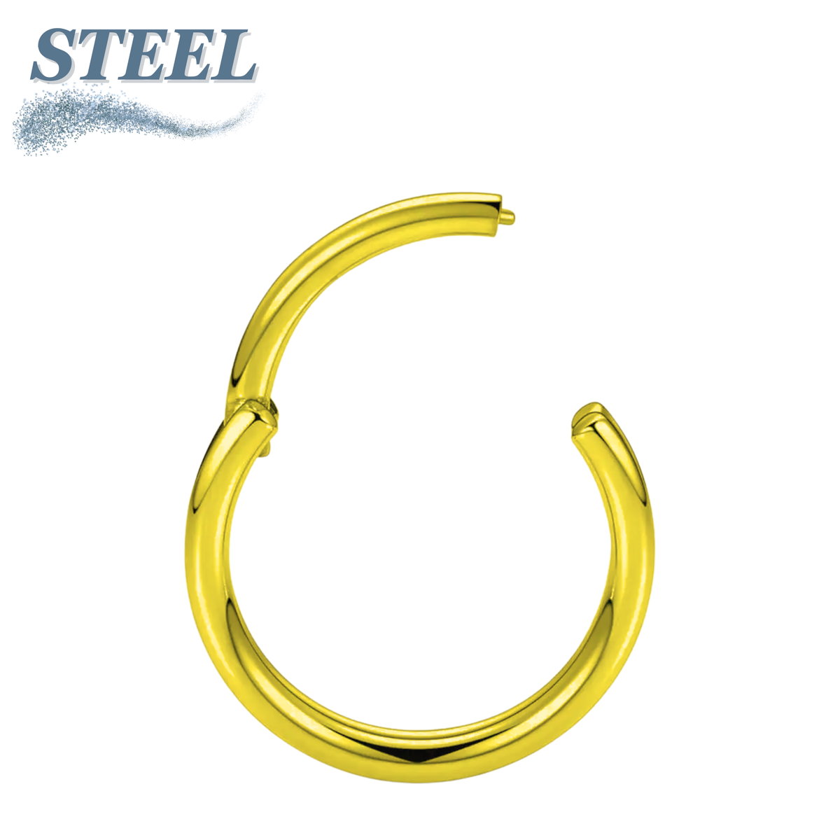 Surgical Steel Hinged Rings  20G & 18G - Coloured