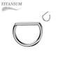 Titanium Hinged D-Rings