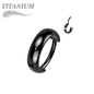 Titanium Hinge Rings w/ Outward Side Facing Wide Dome Surface