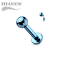 Titanium Internally Threaded Labrets - Coloured