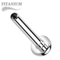 Titanium Internal Thread Labret (Post Only) 3mm Base