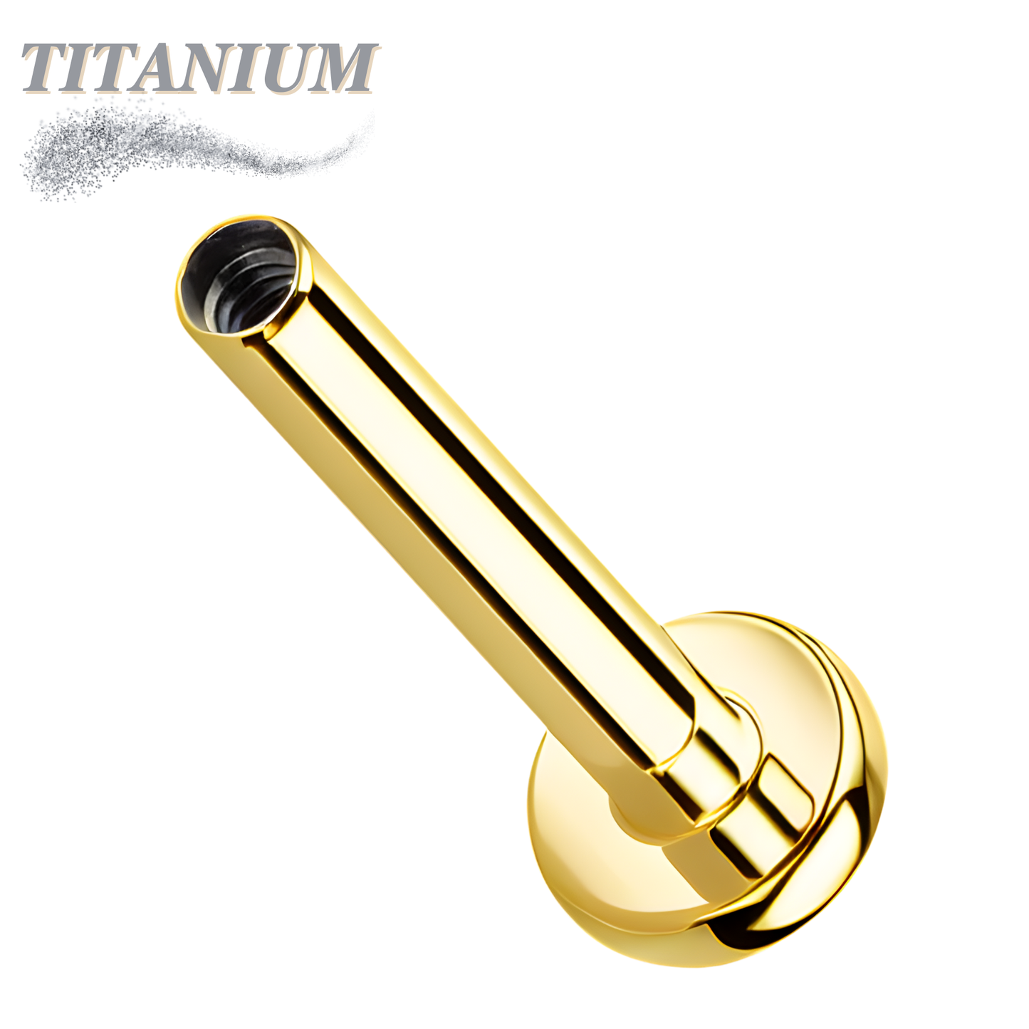Titanium Internal Thread Labret (Post Only) 3mm Base