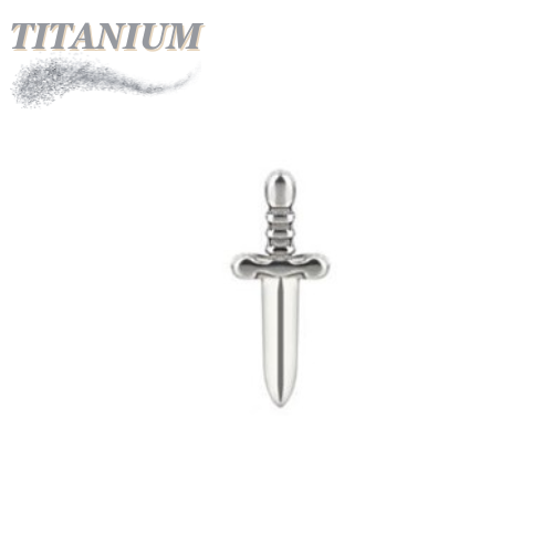 Titanium Internally Threaded Knife (Top Only)