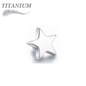 Titanium Internally Threaded 4mm Star (Top Only)