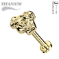 Titanium Threadless Bee Labret Combo - 4mm Base