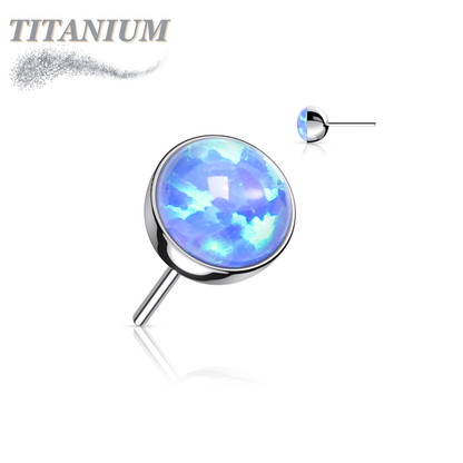 Titanium Threadless Opal Bezel (Top Only)
