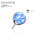 Titanium Threadless Opal Bezel (Top Only)