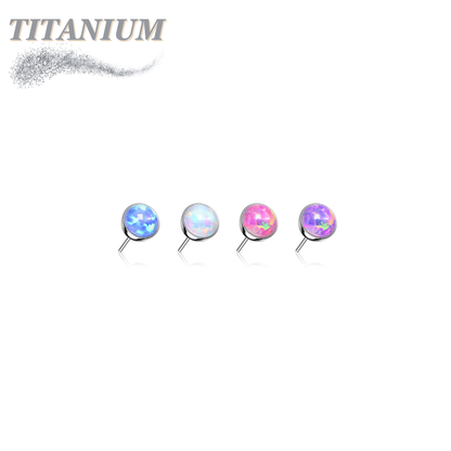 Titanium Threadless Opal Bezel (Top Only)