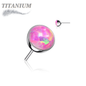 Titanium Threadless Opal Bezel (Top Only)