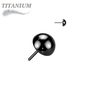 Titanium Threadless Round Dome (Top Only)