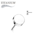Titanium Threadless Flat Disc (Top Only)