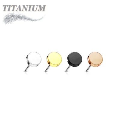 Titanium Threadless Flat Disc (Top Only)