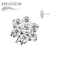 Lovisa - Pre-Sterilized Titanium Threadless Flower (Top Only)