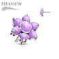 Lovisa - Pre-Sterilized Titanium Threadless Flower (Top Only)