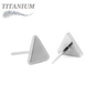 Titanium Threadless Triangle (Top Only)