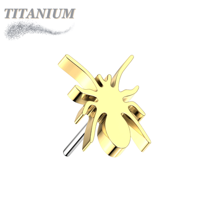 Titanium Threadless Spider (Top Only)