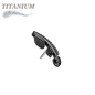 Titanium Threadless Leaf/Feather (Top Only)