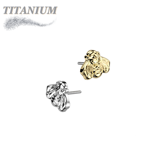 Titanium Threadless Bee Top Only