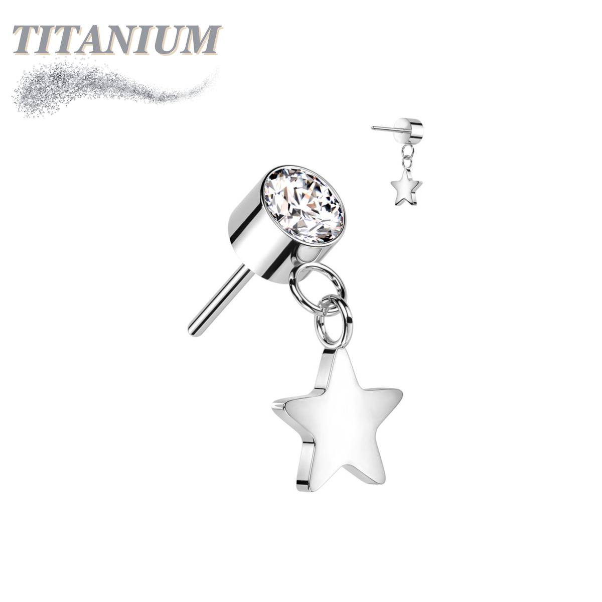 PNC NP TI CZ STAR DROP
