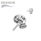Titanium Threadless Hollow Skull (Top Only)
