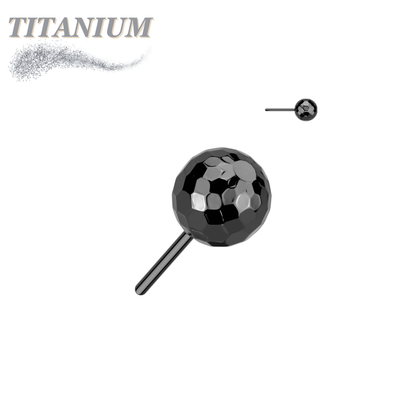 Titanium Threadless Disco / Golf Ball (Top Only)
