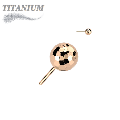 Titanium Threadless Disco / Golf Ball (Top Only)
