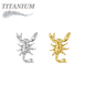 Titanium Threadless Scorpion (Top Only)