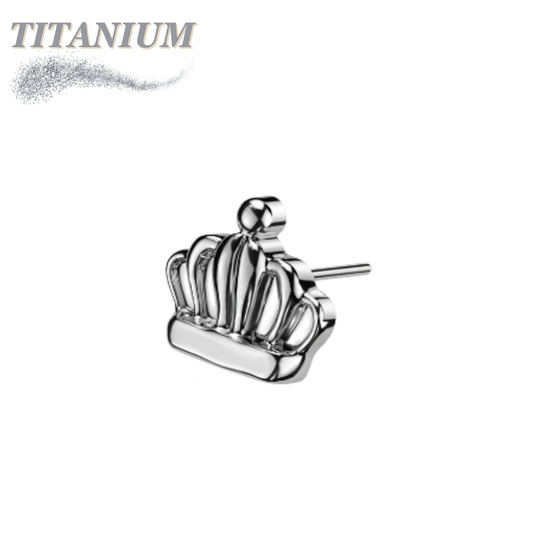 Threadless Titanium Crown Top Only