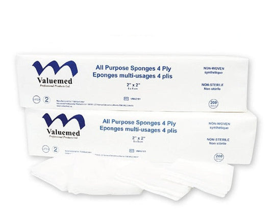 Gauze 2x2 4ply Non Sterile - 200 pack
