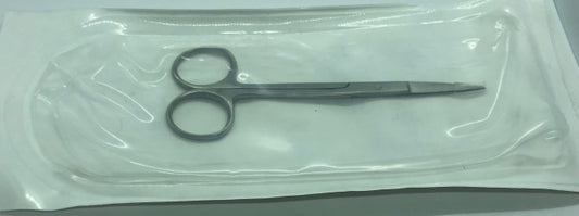 Pre-sterilized Iris Short Scissors 4.5" Overall Length