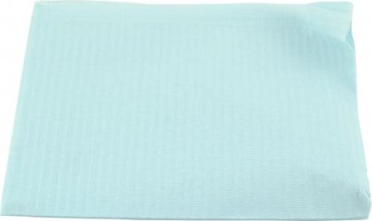 Dry Back Bib 2 Ply Paper/1Ply Poly 13x18" Blue Full Case (500)