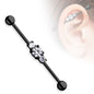 Surgical Steel Externally Threaded Triple Gem Industrial