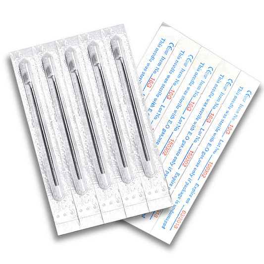 Pre Sterilized 2" Straight Needles 100/Box RE-STERILIZED - CLEARANCE