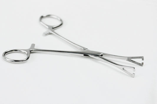 Pennington Sponge Slotted Forceps with Lock