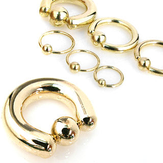 Gold IP Surgical Steel CBR