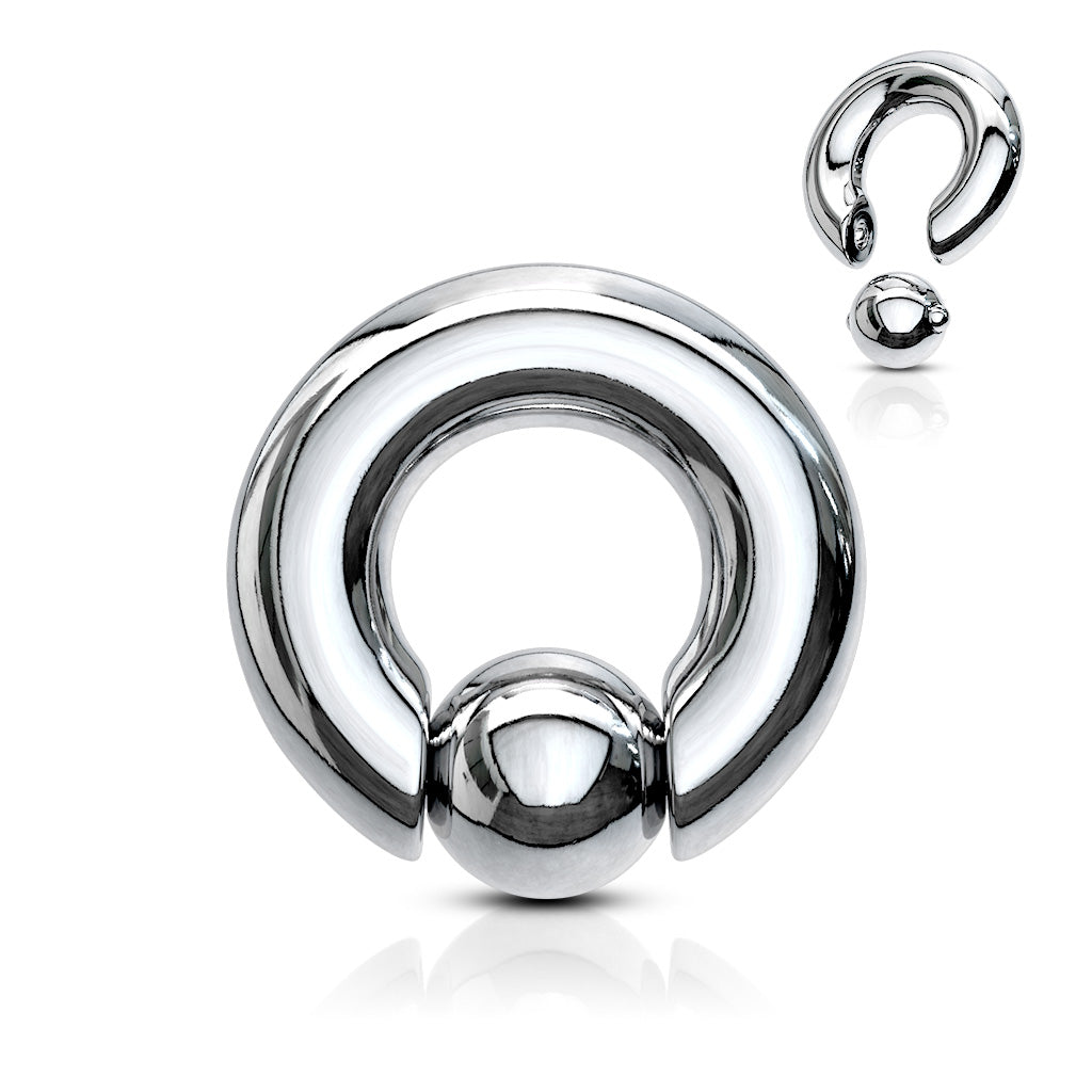 Surgical Steel CBR Snap Fit 8G - 00G