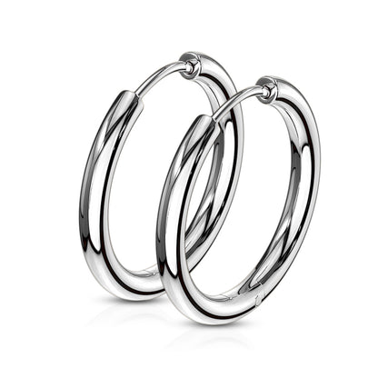 Surgical Steel Hinged Hoop Earrings