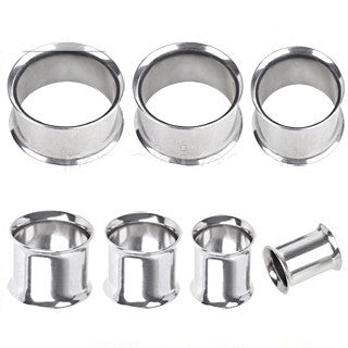 Surgical Steel Plug, Double Flared Tunnel