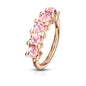 Surgical Steel Annealed 5 "Illuminating" Stone Ring (CLEARANCE)