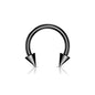 Surgical Steel Externally Threaded Horseshoe w/ Spike Ends - Coloured