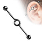 Surgical Steel Externally Threaded Industrial Barbell Loop Design