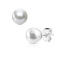 Surgical Steel Synthetic Pearl Earrings