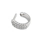 Surgical Steel Twin Row Crystal Clicker 16G