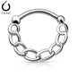 Surgical Steel/Brass Linked Chain Clicker (CLEARANCE)