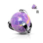 Surgical Steel Internally Threaded Opal Claw Set Ball (Top Only)