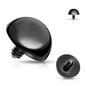 Surgical Steel Internally Threaded Round Dome (Top Only)